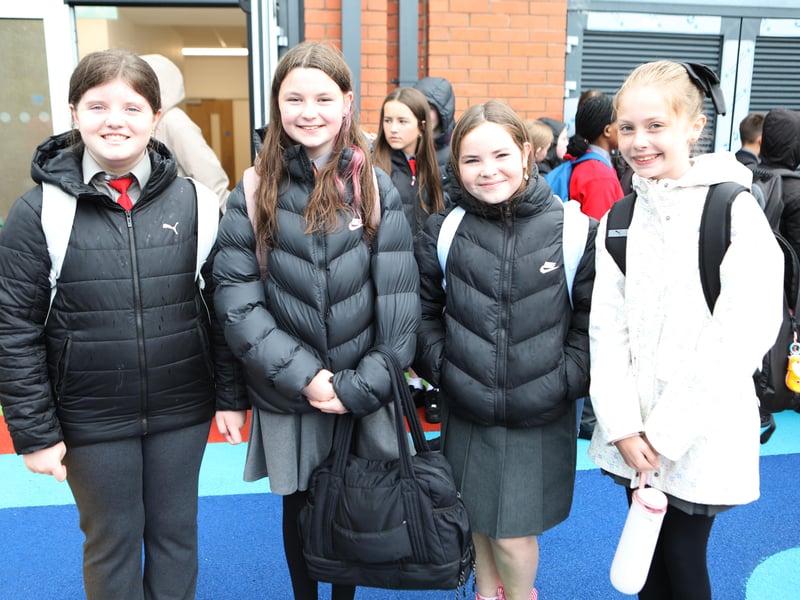 Amera Donaghy Doherty, Amelia Cassie Doherty, Clodagh McColgan and Olivia Lavelle