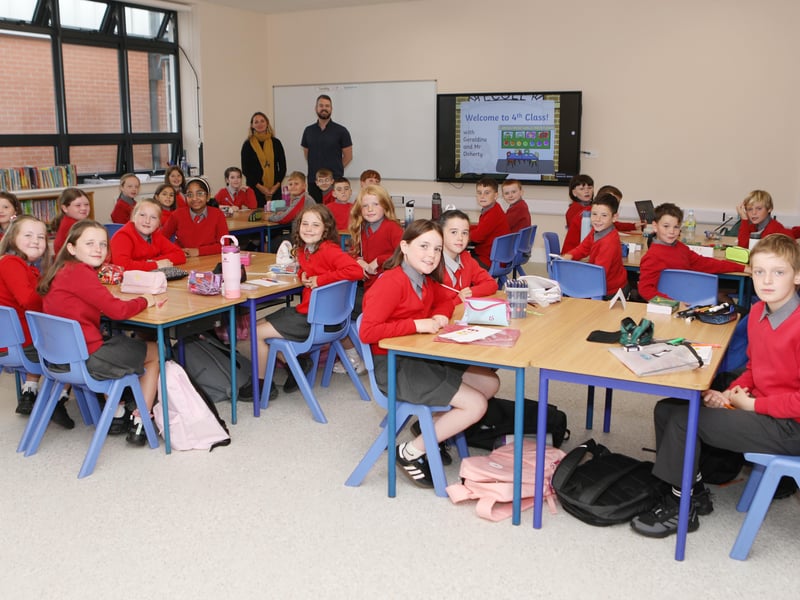 Mr Doherty's 4th Class with Geraldine Timlin SNA