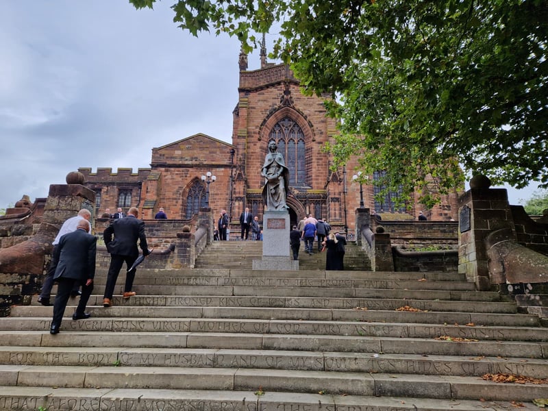 Phil Parkes's funeral in Wolverhampton