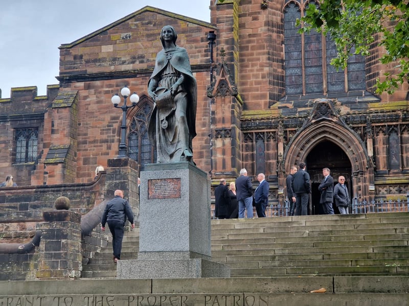 Phil Parkes's funeral in Wolverhampton