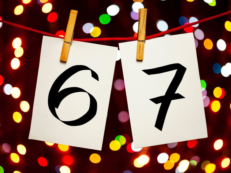 There is no literal meaning to six seven. Its absurdity is the point, making it a prime example of "brainrot" internet humor where the randomness itself becomes funny. It originates from the song 'Doot Doot (6 7)' by Skrilla. Basketball player LaMelo Ball created a trending video about being 6 feet 7 inches tall using the song. Kids and teens scream and chant it often paired with exaggerated hand gestures.