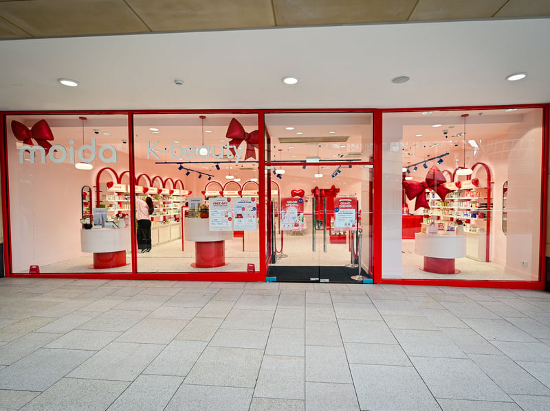 Moida is based on the second floor of Trinity Leeds