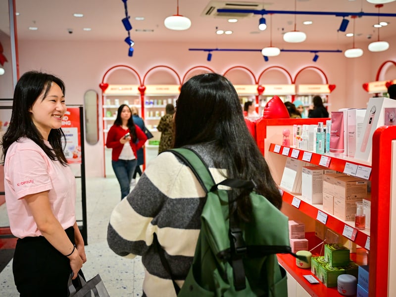 The shop is Leeds' first-ever standalone K-beauty store
