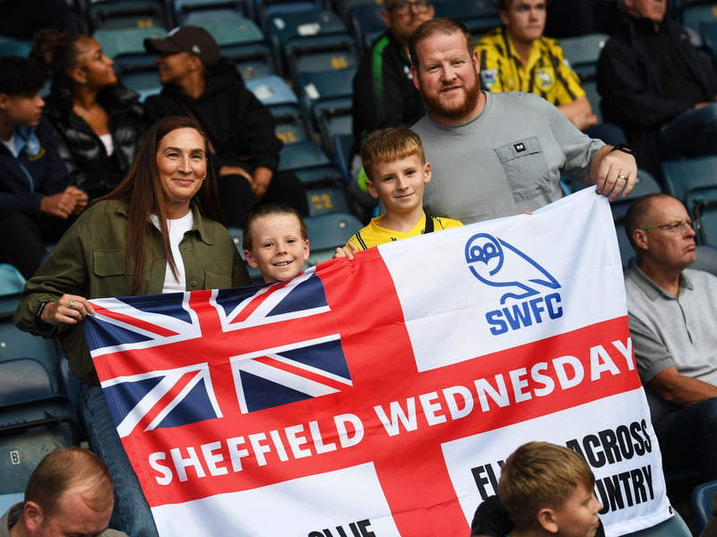 Owls fans at Adams Park.