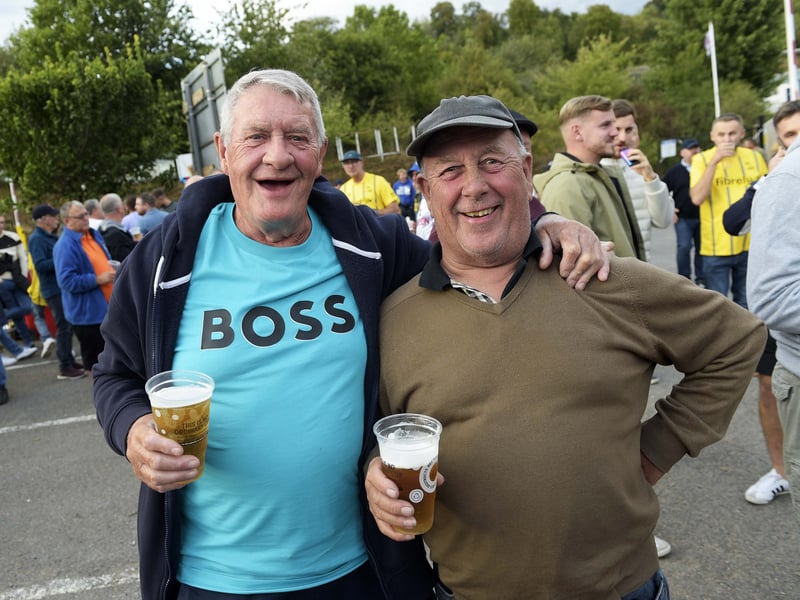 Owls fans at Adam Park.