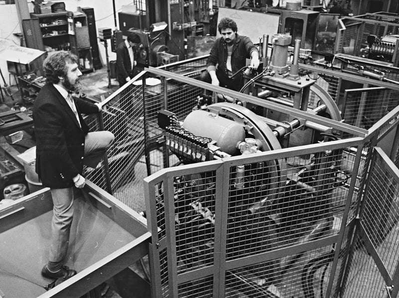 Maverex International of Old Forge Trading Estate, Dudley Road, Lye, had secured a £300,000 order from India in November 1985. The photograph shows a top-of-the-range core manufacturing plant being prepared for an Indian tractor factory, with group manufacturing director Bob Williams and fitter Brian Turley pictured alongside the machinery. The order was part of a successful year for Maverex, which was also exporting to Canada, Norway, South Africa and Iran. Do you remember Maverex International or its factory in Lye? Did you or someone you know work in the local engineering industry?