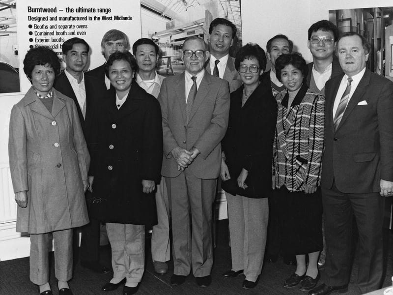 Burntwood Engineering was making its mark overseas in October 1988, when a delegation from the Guang Dong bus and coach factory in China visited the Staffordshire firm. The company, which manufactured paint plant, was installing £150,000 worth of equipment at the Chinese factory. Chairman Jack Watkins and sales director Graham Debney are pictured welcoming the visitors. Do you remember Burntwood Engineering or working in the local engineering industry? Did you know local firms were supplying equipment around the world?
