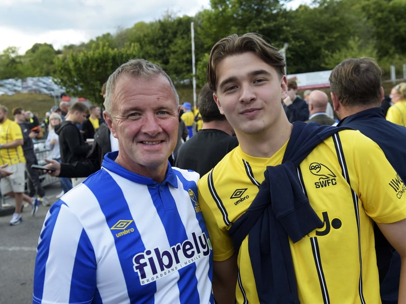 Owls fans at Adams Park.