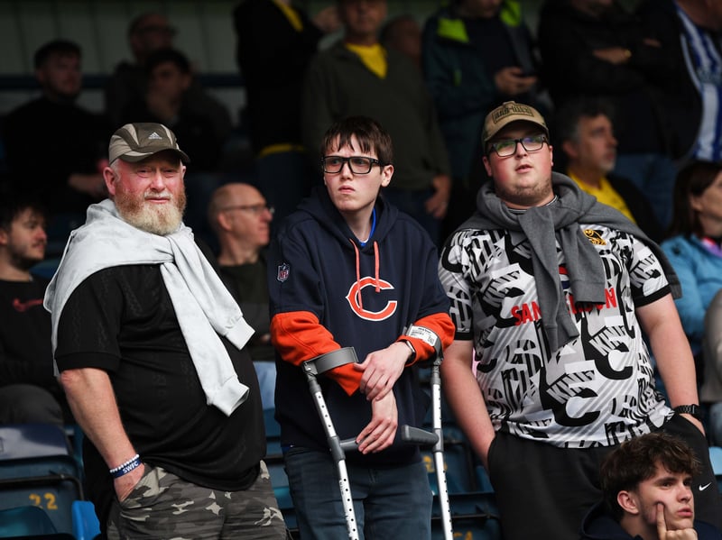 Owls fans at Adams Park.