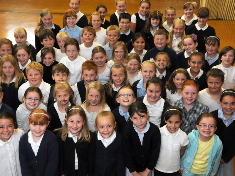 These talented pupils made up the fantastic school choir which sang at Durham Cathedral in 2011.