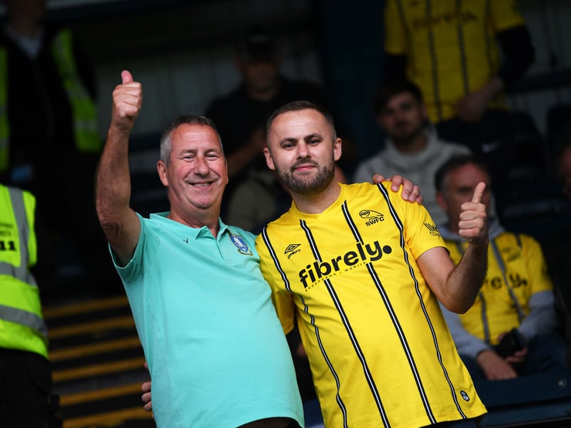 Owls fans at Adams Park.