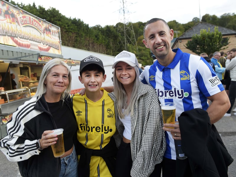 Owls fans at Adams Park.