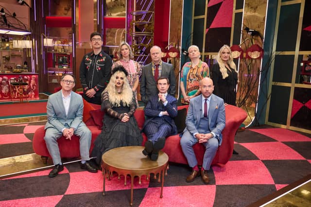 The Last One Laughing Halloween Special cast.
