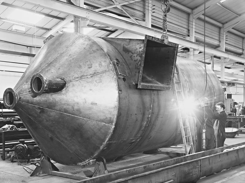 Bilston Sheet Metal Workers had survived one of the toughest periods for Black Country industry when this photograph was taken in April 1985. The craftsmen pictured were welding giant steel silos at the firm, which was celebrating its 50th anniversary. Many competitors had disappeared during the recession, but the company was beginning to expand again as orders picked up. Its workforce of 60 was expected to grow. Do you remember Bilston Sheet Metal Workers? Did you or someone in your family work in the local metalworking industry?