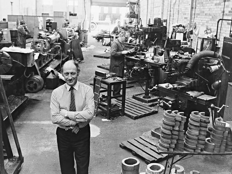Kirby’s Engineers was looking to expand its workforce in April 1987 as orders for its specialist machinery continued to grow. Based in Union Road, Oldbury, the firm already employed 65 people and hoped to take on another 20 or 30 over the following 18 months. The company made machinery for the cardboard box industry and exported around 75 per cent of its output to countries including Germany, France, America and the Benelux nations. Chairman and chief executive Chris Ward, who was part of the team that bought the firm in 1982, is pictured in the expanding workshops. Do you remember Kirby’s Engineers or its Union Road factory? Did you or someone you know work there?