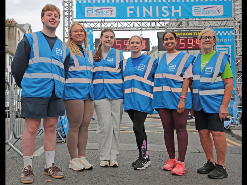 Colin Vaughan, Sandra Pawlus, Katie and Rachel Warnock, Ashwarya Jaladi, and Mary Fenelon