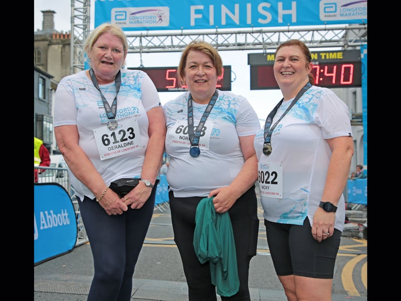 Geraldine Ryan, Noreen Gilchriest and Nikki Farrell