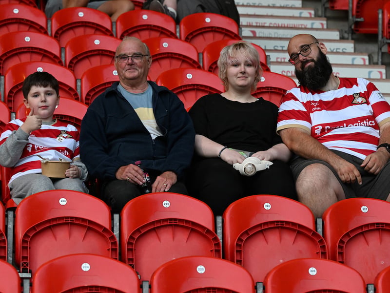 Over 8,700 supporters were in attendance to watch Doncaster Rovers' tightly contested draw with Notts County.