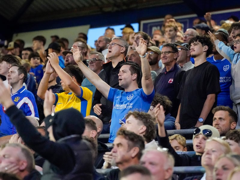 There were 20,282 supporters in attendance at Fratton Park on Tuesday evening for Pompey’s Championship contests against Derby County.