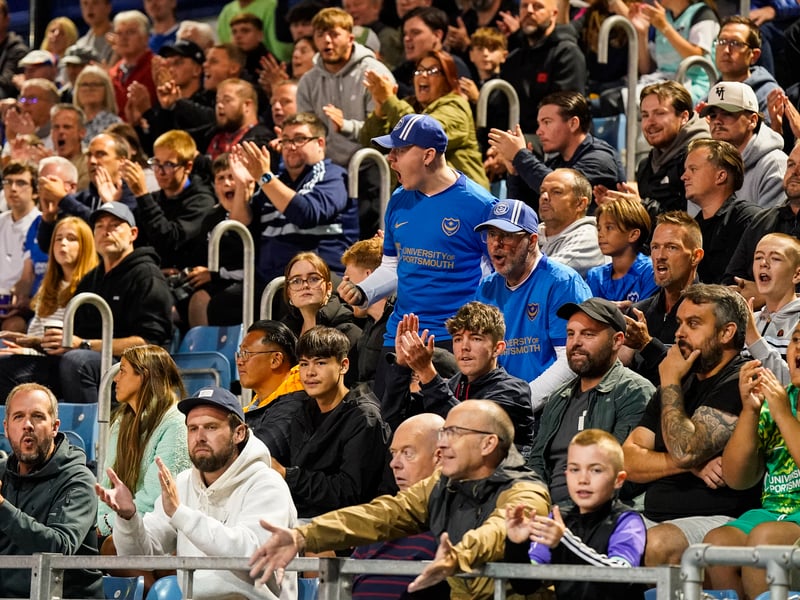 There were 20,282 supporters in attendance at Fratton Park on Tuesday evening for Pompey’s Championship contests against Derby County. 