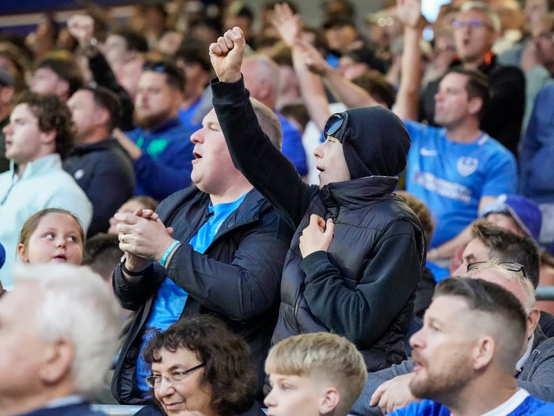 There were 20,282 supporters in attendance at Fratton Park on Tuesday evening for Pompey’s Championship contests against Derby County.