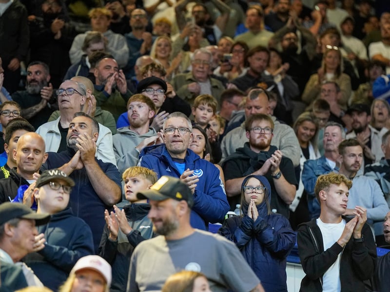 There were 20,282 supporters in attendance at Fratton Park on Tuesday evening for Pompey’s Championship contests against Derby County.