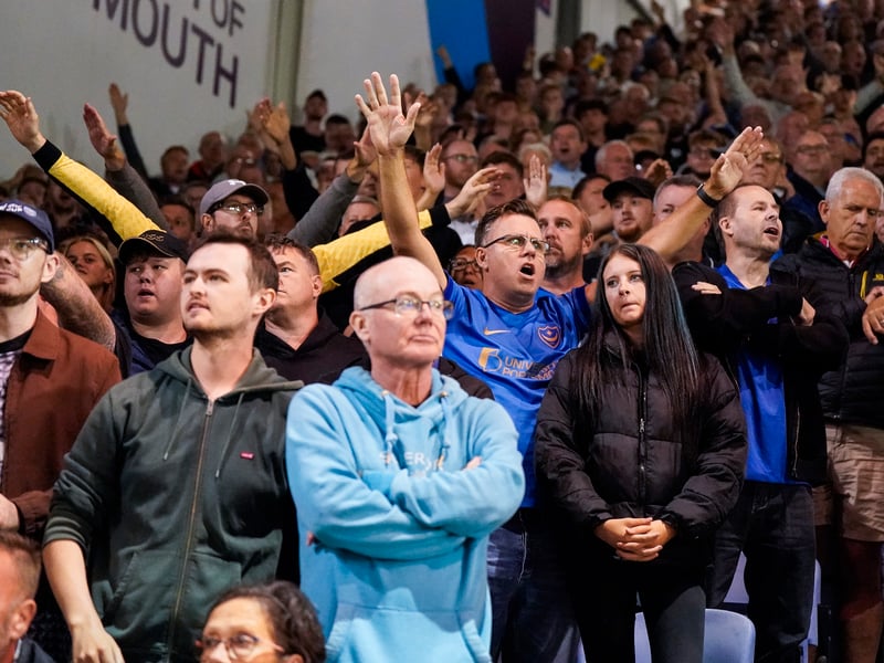 There were 20,282 supporters in attendance at Fratton Park on Tuesday evening for Pompey’s Championship contests against Derby County.