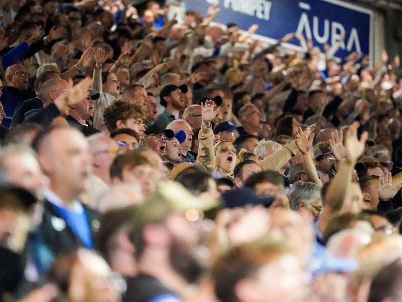 There were 20,282 supporters in attendance at Fratton Park on Tuesday evening for Pompey’s Championship contests against Derby County.