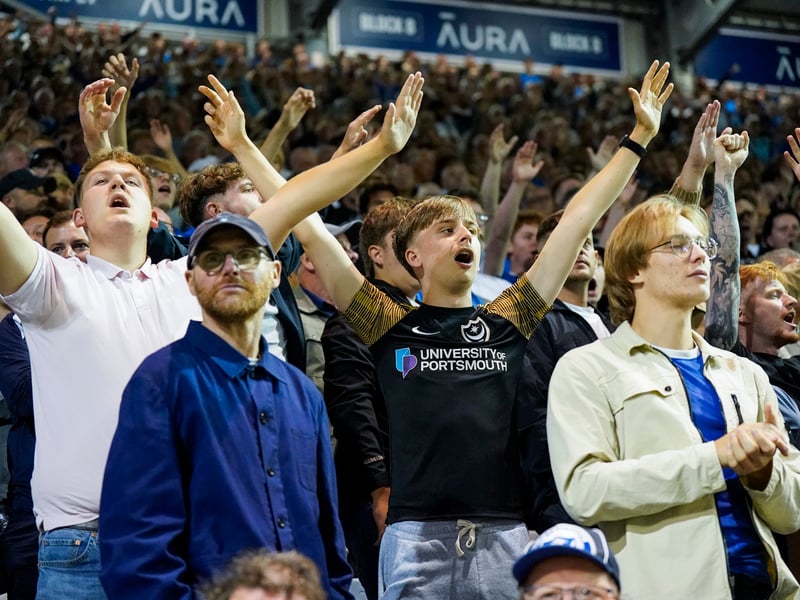 There were 20,282 supporters in attendance at Fratton Park on Tuesday evening for Pompey’s Championship contests against Derby County.
