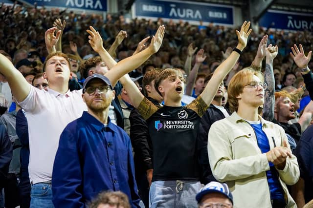 There were 20,282 supporters in attendance at Fratton Park on Tuesday evening for Pompey’s Championship contests against Derby County.