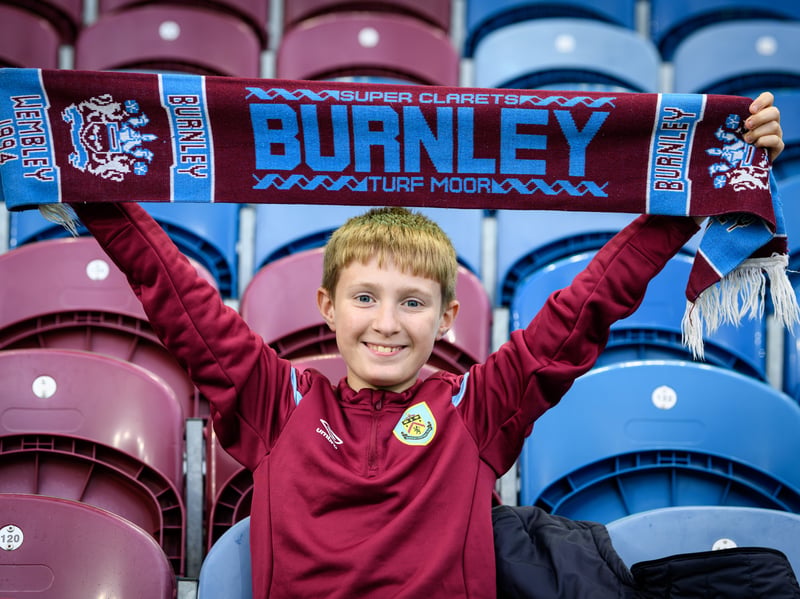 Burnley fans inside Turf Moor for the Championship fixture against Middlesbrough. Photo: Kelvin Lister-Stuttard