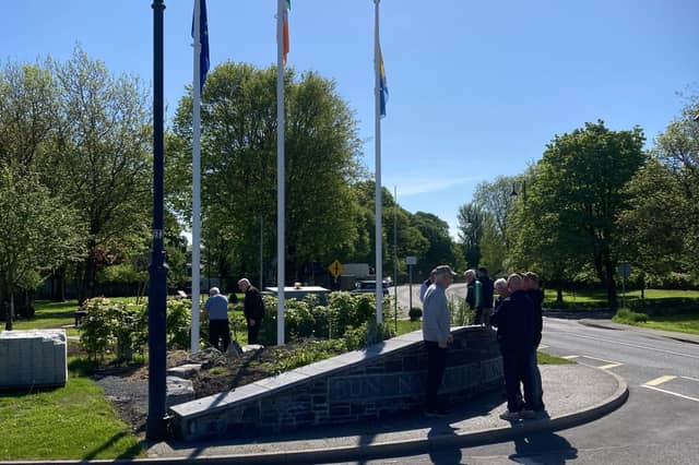The new site of the memorial to the late Private James Coady from Carrick-on-Suir