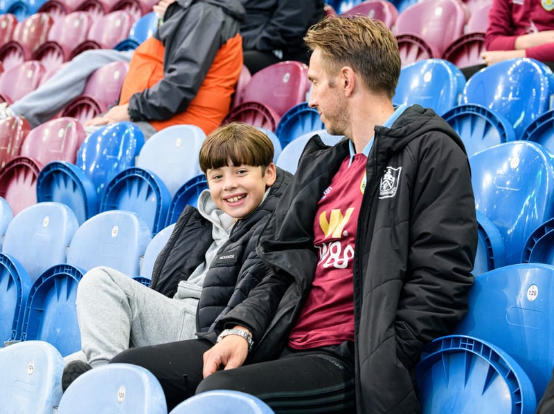 Burnley fans inside Turf Moor for the Championship fixture against Middlesbrough. Photo: Kelvin Lister-Stuttard