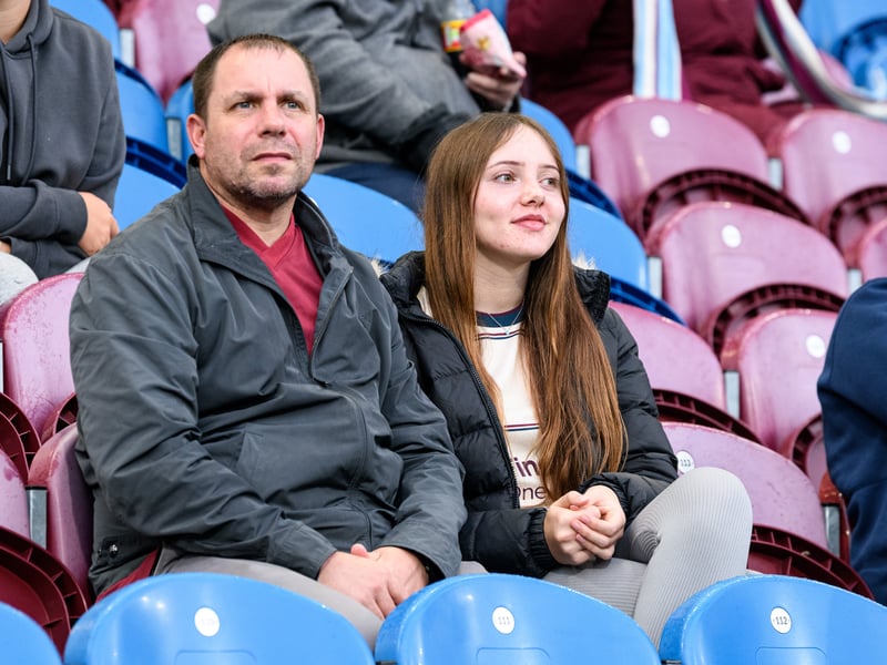 Burnley fans inside Turf Moor for the Championship fixture against Middlesbrough. Photo: Kelvin Lister-Stuttard