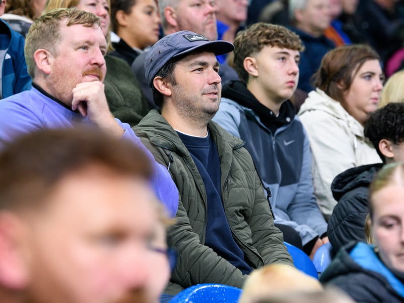 Burnley fans inside Turf Moor for the Championship fixture against Middlesbrough. Photo: Kelvin Lister-Stuttard