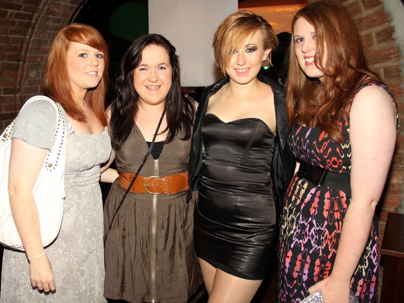 Trinty Rooms (9/9/10)Michelle Dixon, Sarah Deasy, Ennis, Johanna Hayes and Judie Moloney, Henry Street, enjoying the Calvin Harris Gig at the Trinity Rooms.Picture Brendan Gleeson 