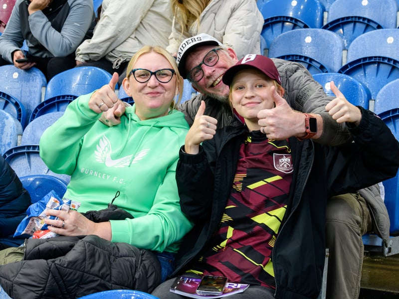 Burnley fans inside Turf Moor for the Championship fixture against Middlesbrough. Photo: Kelvin Lister-Stuttard