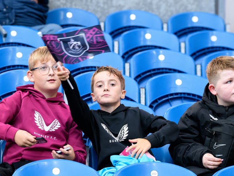 Burnley fans inside Turf Moor for the Championship fixture against Middlesbrough. Photo: Kelvin Lister-Stuttard
