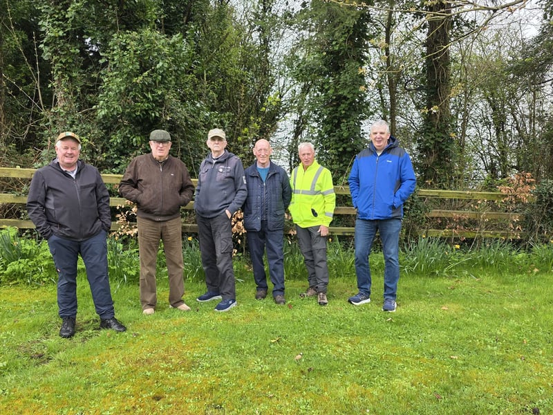 Members of the Private James Coady Monument Bunratty Project Group.