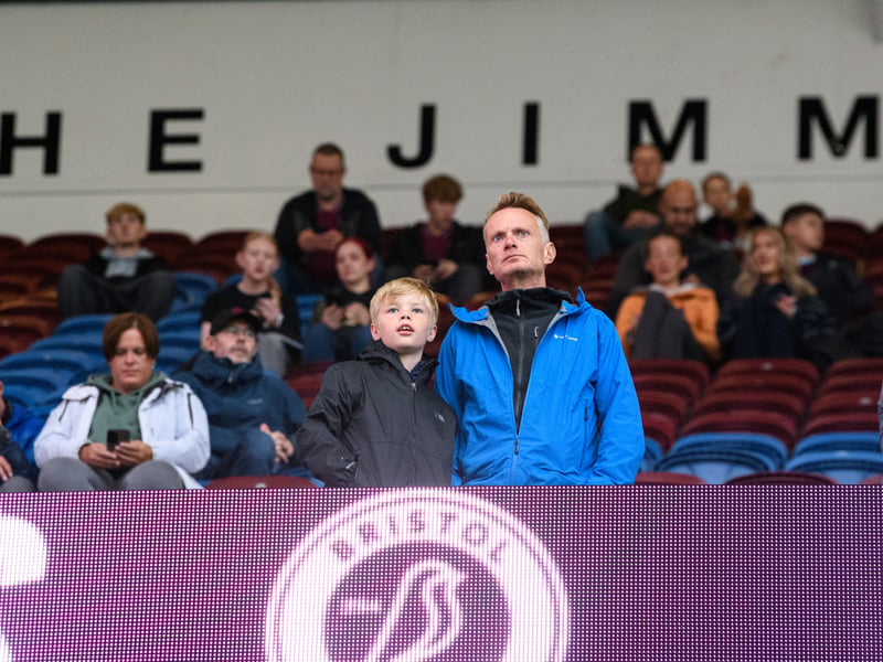 Burnley fans inside Turf Moor for the Championship fixture against Middlesbrough. Photo: Kelvin Lister-Stuttard