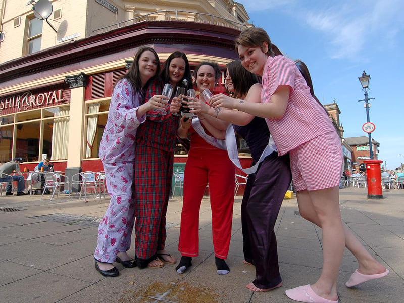Staff from the popular pub were preparing for a ladies night which was held to raise money for charity in June 2007.