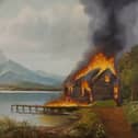 Playing with Fire Two, by Fiona Hession, being shown as part of the exhibition.