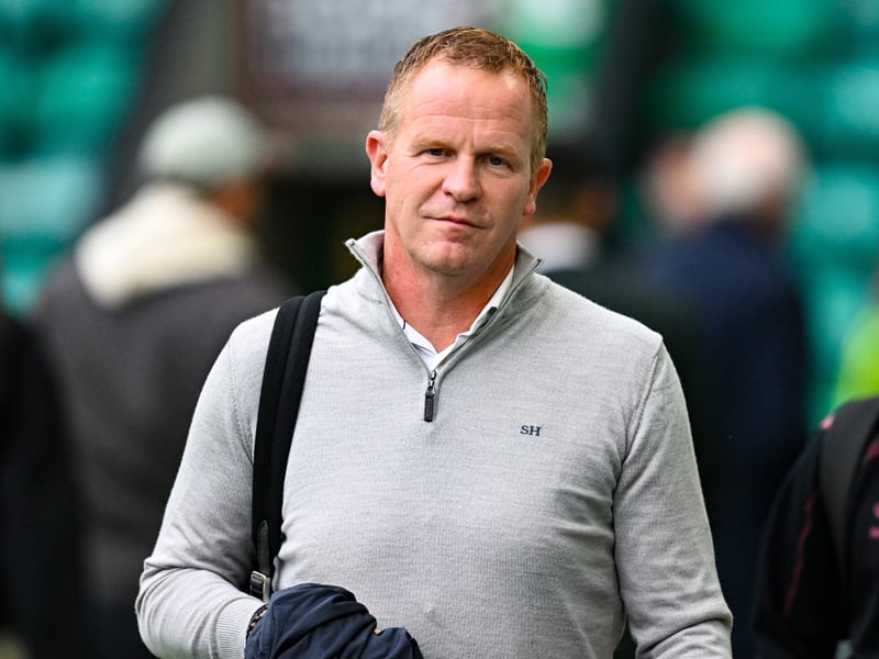 Hearts Head Coach Wouter Vrancken arrives 