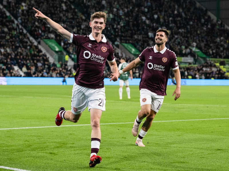 A few nice runs but limited service into him. Was coming halfway into the Hearts half for the ball at times.