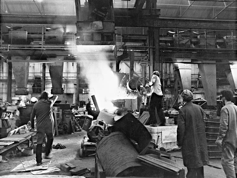 Old traditions and skills were being combined with new investment in this factory workshop, photographed in July 1985. The machinery and busy workshop offer a glimpse of the industrial work being carried out across the Black Country and Staffordshire during the decade. We don't know where this photograph was taken - can you identify the factory or recognise anyone pictured? Did you or someone in your family work in a similar workshop?