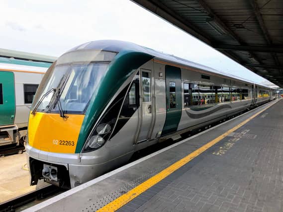An Irish Rail train