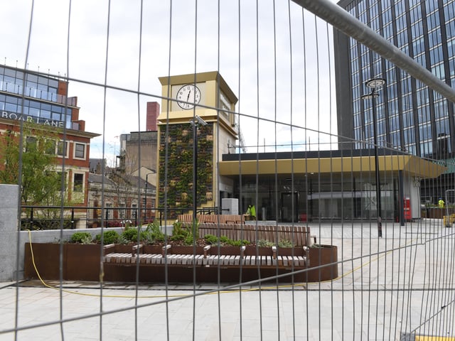 The entrance’s 'Welcome to Leeds' clocktower centrepiece has been the focus of much online debate in recent months, after a few eagle-eyed residents spotted a potential lettering error and alignment fault.