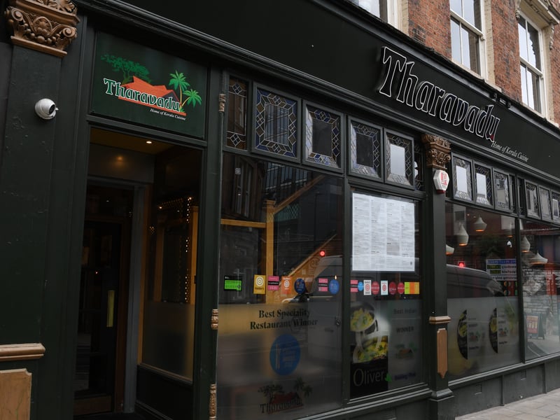 Tharavadu also opened on Mill Hill in 2014, where it remains one of Leeds' best-known South Asian restaurant. Counts international cricket teams amongst its returning customers.