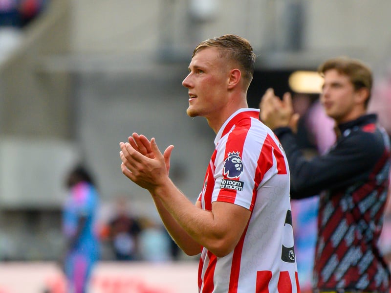 Thought he had put Sunderland ahead with a superb left-footed finish, only for VAR to rule it out. Looked much more like his usual self following difficult displays against Ipswich Town and Fulham. Produced some superb blocks towards the end. 8