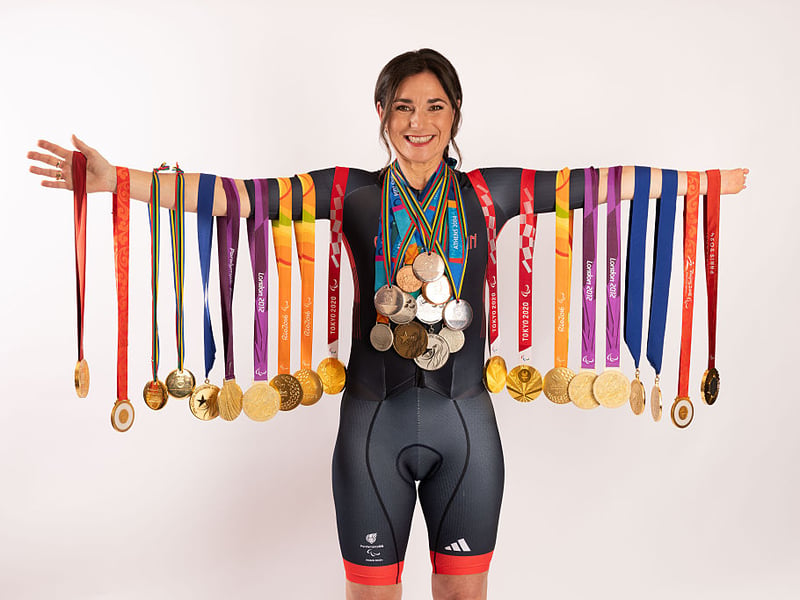 30-time Paralympic medalist Dame Sarah Storey can't have much room left in her trophy cabinet. She's 17/1 to have to clear some space for the Glitterball Trophy.
